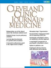 Cleveland Clinic Journal of Medicine: 89 (5)