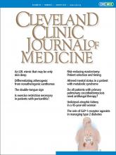 Cleveland Clinic Journal of Medicine: 89 (8)