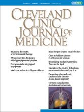 Cleveland Clinic Journal of Medicine: 89 (9)