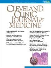 Cleveland Clinic Journal of Medicine: 90 (1)