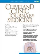 Cleveland Clinic Journal of Medicine: 90 (10)