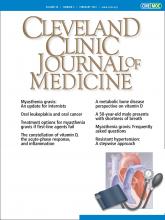 Cleveland Clinic Journal of Medicine: 90 (2)