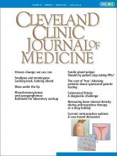 Cleveland Clinic Journal of Medicine: 90 (3)