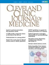 Cleveland Clinic Journal of Medicine: 90 (5)