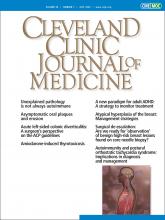 Cleveland Clinic Journal of Medicine: 90 (7)