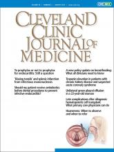 Cleveland Clinic Journal of Medicine: 90 (8)