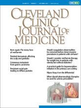 Cleveland Clinic Journal of Medicine: 90 (9)