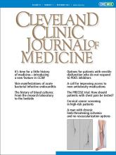 Cleveland Clinic Journal of Medicine: 91 (11)