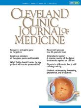 Cleveland Clinic Journal of Medicine: 91 (8)