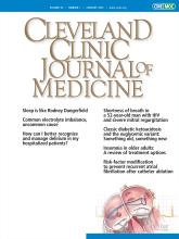 Cleveland Clinic Journal of Medicine: 92 (1)