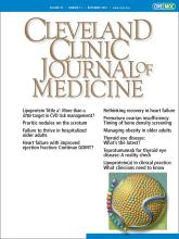 Cleveland Clinic Journal of Medicine: 92 (11)
