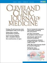 Cleveland Clinic Journal of Medicine: 92 (12)