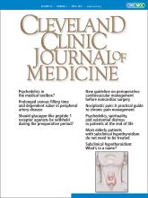 Cleveland Clinic Journal of Medicine: 92 (4)