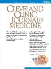 Cleveland Clinic Journal of Medicine: 92 (6)