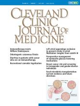 Cleveland Clinic Journal of Medicine: 92 (7)