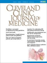 Cleveland Clinic Journal of Medicine: 92 (9)
