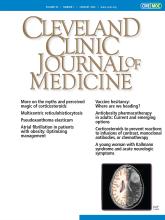 Cleveland Clinic Journal of Medicine: 93 (1)