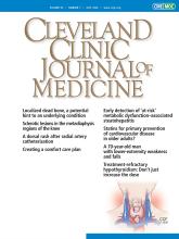Cleveland Clinic Journal of Medicine: 93 (7)